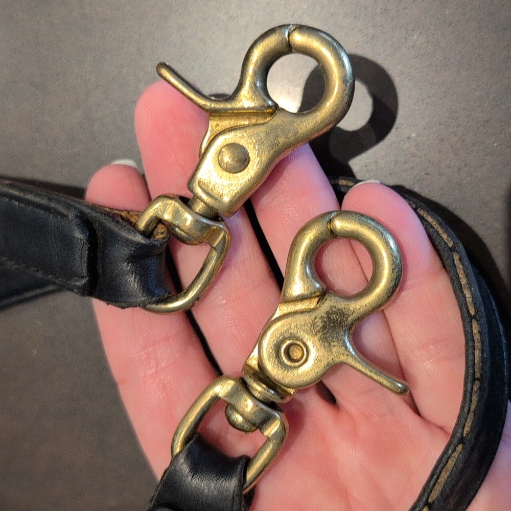 Vintage Coach Swinger 4040 Black Project Bag - Picture 10 of 14